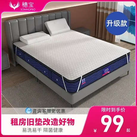 穗宝SR-S05 床护垫被铺床褥1.5m单双人宿舍床保护垫涤纶图片